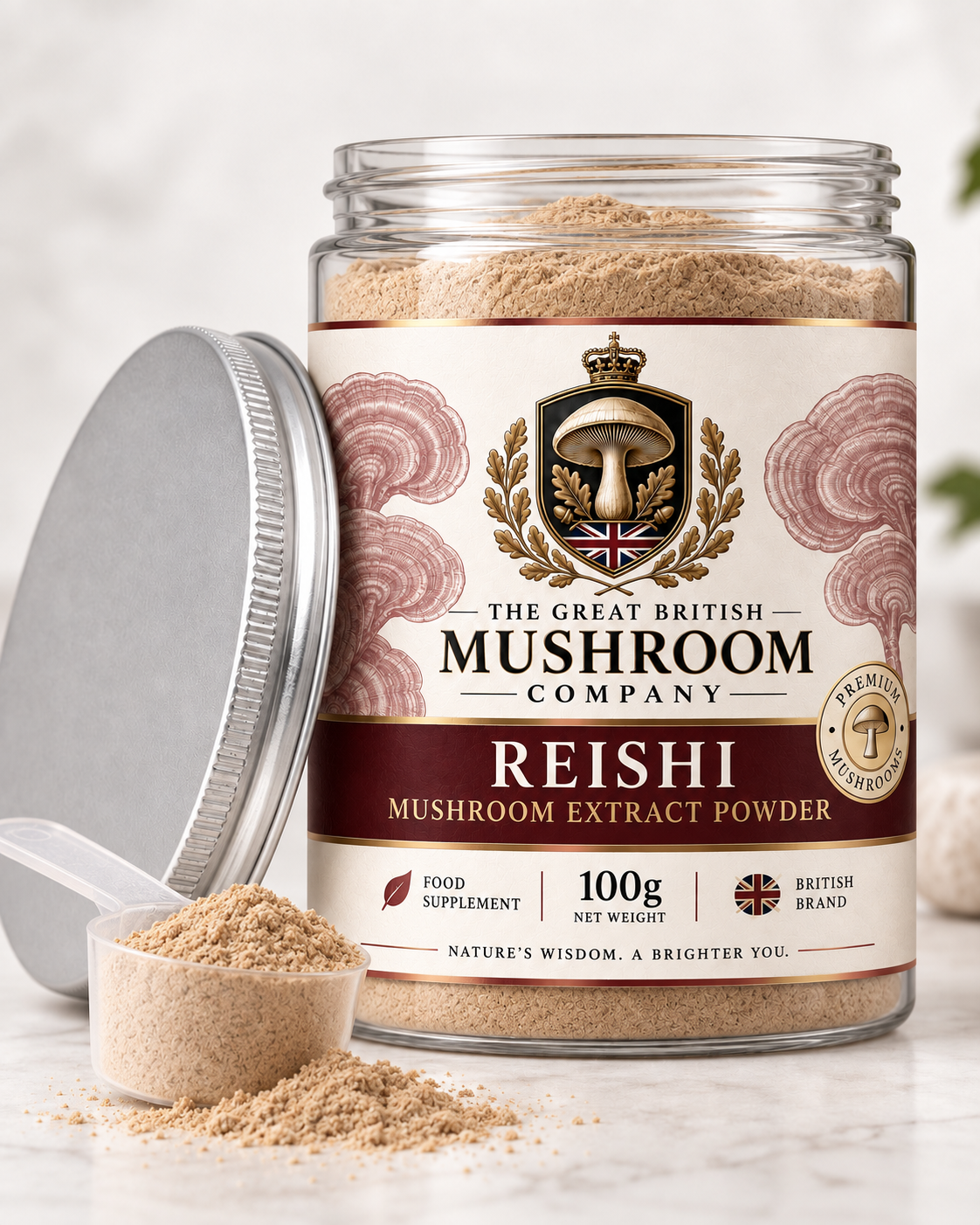 Reishi Mushroom Extract Powder - 100g